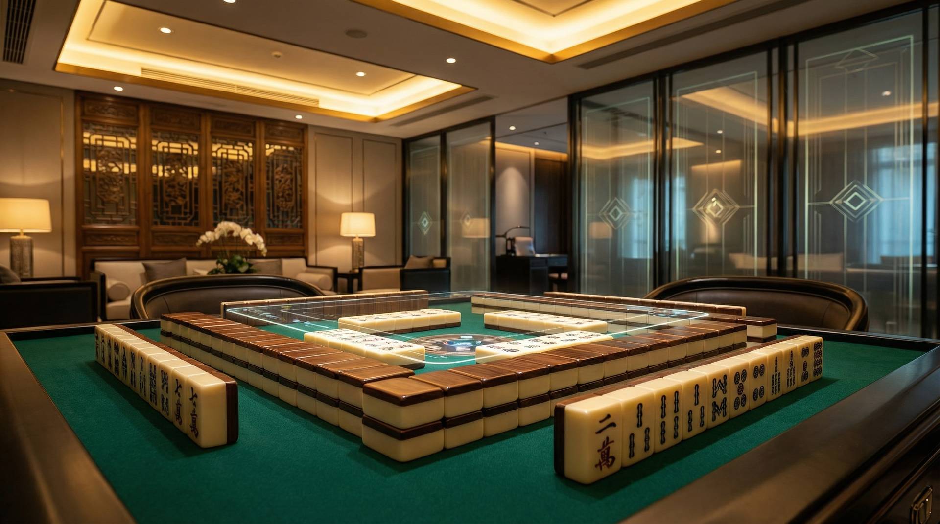麻将胡了2专题 - 现代高端麻将对弈场景