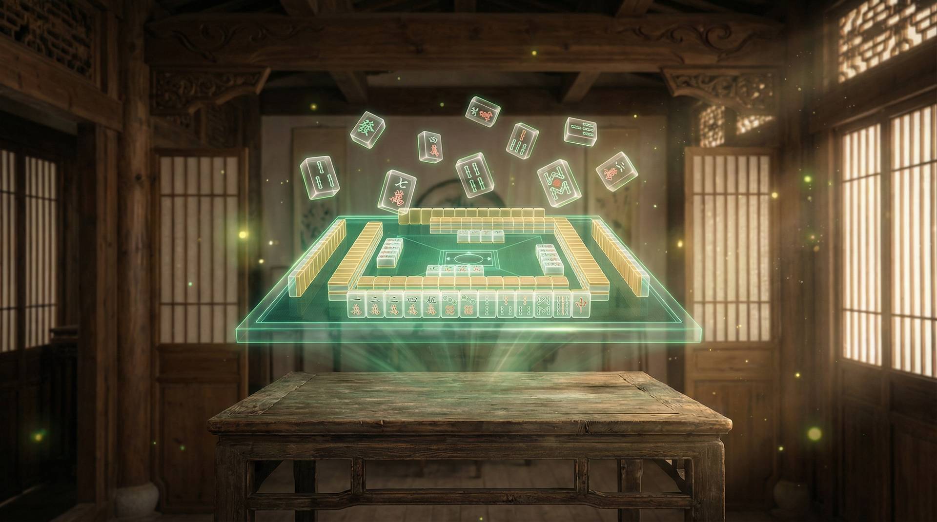 麻将模拟器界面 - 融合传统与科技的数字化麻将对弈平台